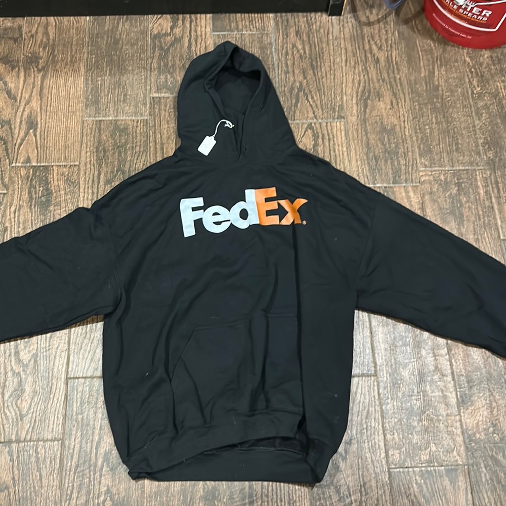 Black GILDAN FedEx hoodie size XL
